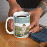 Modern Photo Green Family Lovely Gift Coffee Mug<br><div class="desc">Introducing the Modern Photo Green Family Lovely Gift! This gift is a perfect way to capture and celebrate the love and bond within a family, while adding a touch of elegance and modernity to any home decor.The Modern Photo Green Family Lovely Gift is not only a beautiful decorative piece but...</div>