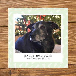 Modern Photo Holiday Card