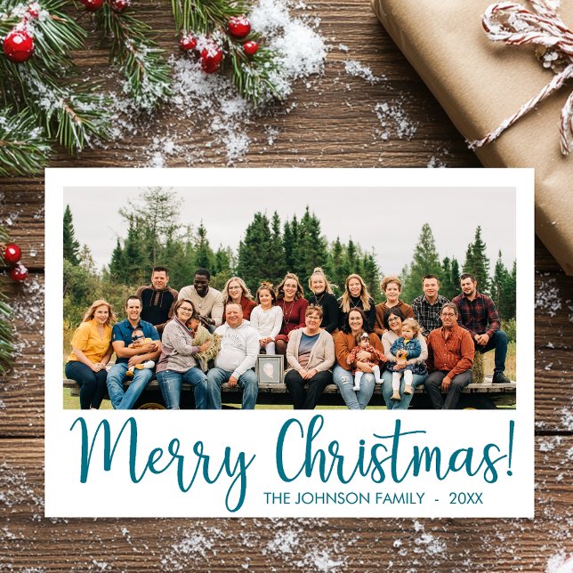 Modern Photo Holiday Card (Creator Uploaded)