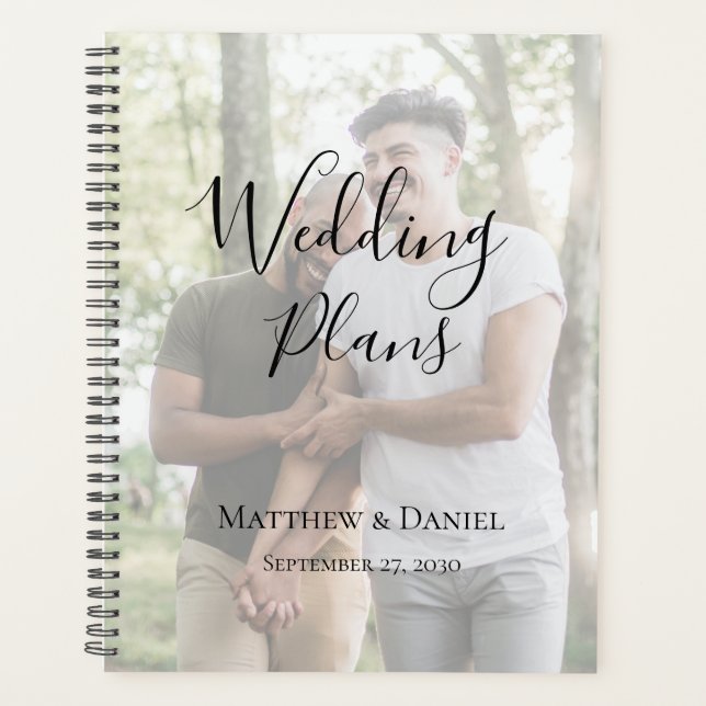 Modern Photo LGBTQ Wedding Planner (Front)