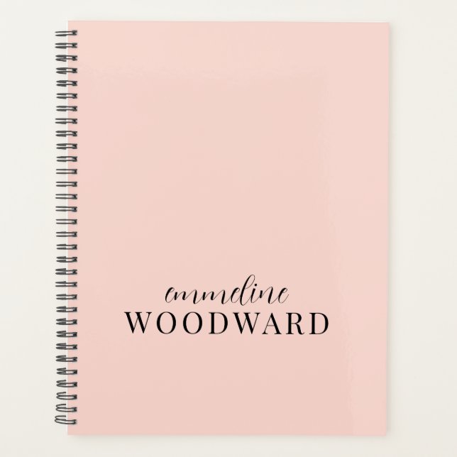 Modern Photo Logo Minimalist Business  Planner (Front)