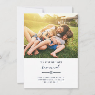 Modern Photo New Address Moving Announcement