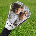 Modern Photo No 1 Daddy Golf Head Cover<br><div class="desc">A great gift for fathers day, birthdays, christmas gift and special days, personalized just for him! These modern no 1 Daddy golf club covers, featuring a photograph with a modern square shaped label with a modern greeting template that can be customized easily. All font styles, sizes and colours can be...</div>