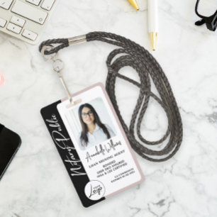 Modern Photo Notary Public  Badge