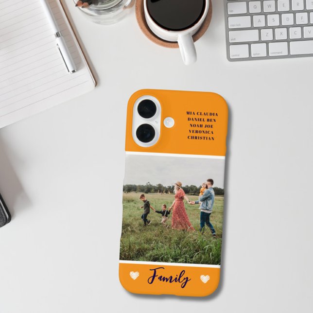 Modern Photo Orange Case-Mate iPhone Case (Creator Uploaded)