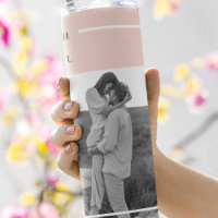 Modern Photo Pastel Pink Family Lovely Gift