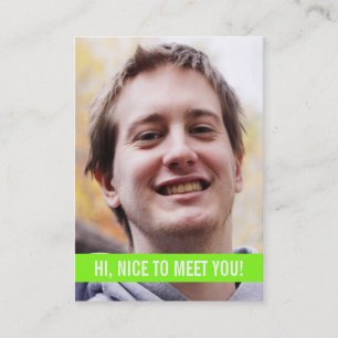 Modern Photo Personal Business Cards