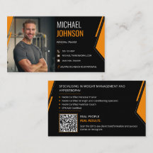 Modern Photo QR Code Personal Trainer 