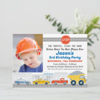 Modern Photo Road Transport Birthday