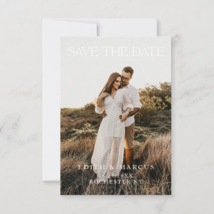 Modern Photo Save the Date