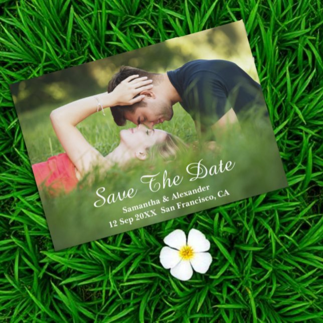 Modern Photo Save The Date Card (Creator Uploaded)