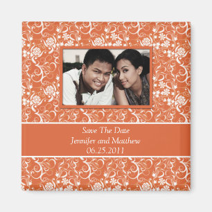 Modern Photo Save The Date Magnet