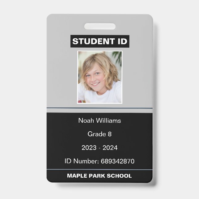 Modern Photo School Student ID  Badge (Front)