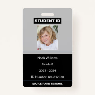 Modern Photo School Student ID Badge