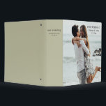 Modern Photo Simple Sage Green Wedding Planner 3 R Binder<br><div class="desc">Modern Photo Simple Sage Green Wedding Planner 3 Ring Binder
Modern Photo Simple Sage Green Wedding Planner Elegant Minimalist Planner</div>