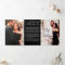 Modern Photo Tri-fold Wedding Invitation