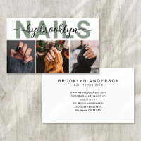 Modern Photo Typography Nail Artist