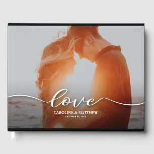 Modern Photo Wedding Guest Book