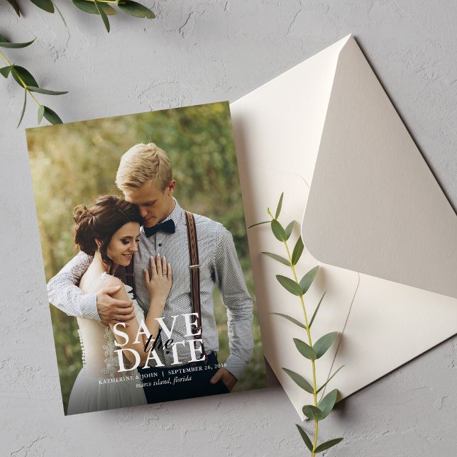 Modern Photo Wedding Save the Date (Creator Uploaded)