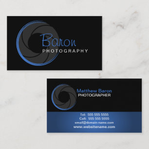 Modern Photographer Business Card