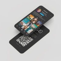 Modern Photographer Instagram Inspired Grid Black