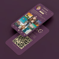 Modern Photographer Luxury Purple Instagram Grid