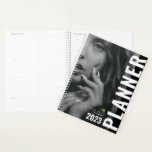 Modern photography business planner<br><div class="desc">an urban design,  modern black and white simple personalized logo design. You can edit the colours and text on this planner book.</div>