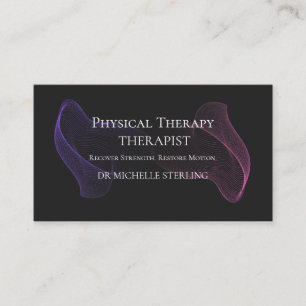 Modern Physical Therapy Appointment Reminder Card