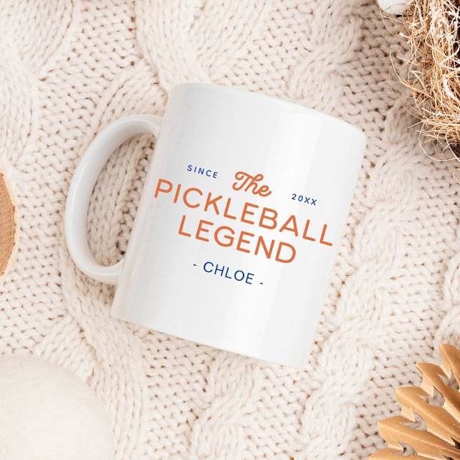 Modern Pickleball Legend Personalized Mug (Creator Uploaded)