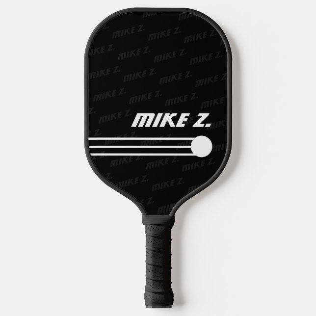 Modern PickleBall Player Pattern Name Pickleball Paddle (Front)