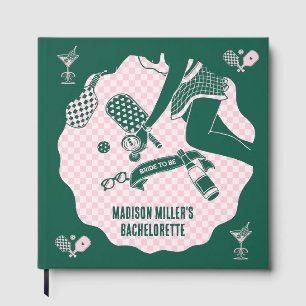Modern Pickleball & Prosecco Bachelorette Weekend Guest Book