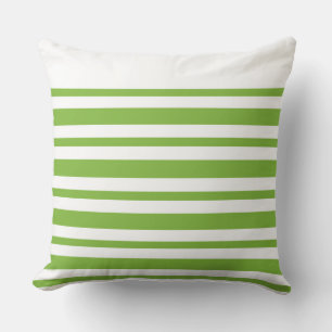 Modern Pillow Green Stripe CH9 by marlodeedesigns