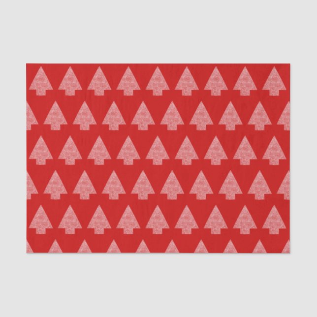 Modern Pine Tree Tissue Paper (Front)