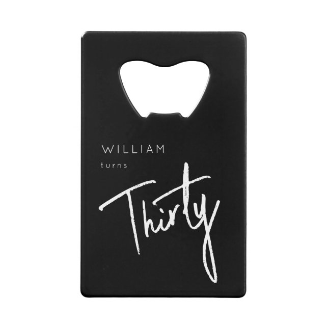 Modern Pink 30e Trente-trentième anniversaire fête (Devant)