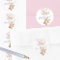 Modern Pink Bearly wait Baby Girl Shower