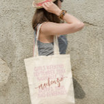 Modern Pink Blush Bachelorette Party Girls Getaway Tote Bag<br><div class="desc">Personalized Girls Weekend Bachelorette Trip Custom Tote Bag with editable text and wording for your date,  destination or location,  name,  and fun quote like "besties,  buds,  and beverages" makes a fun and useful keepsake for your travel squad or bridesmaids in trendy blush pink and terracotta burnt orange rust colours.</div>