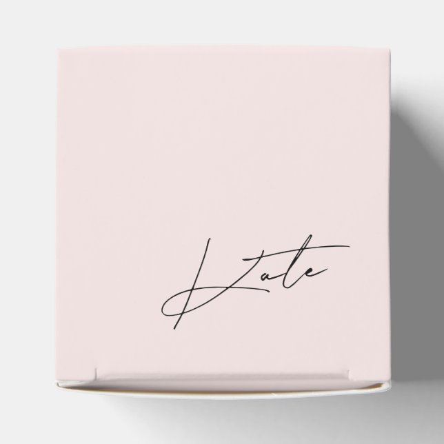 Modern Pink Bridesmaid Proposal Box (Top)