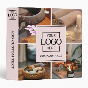 Modern Pink Business Logo Professional No Minimum Binder