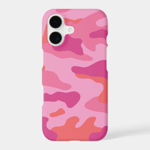 Modern Pink Coral Camouflage