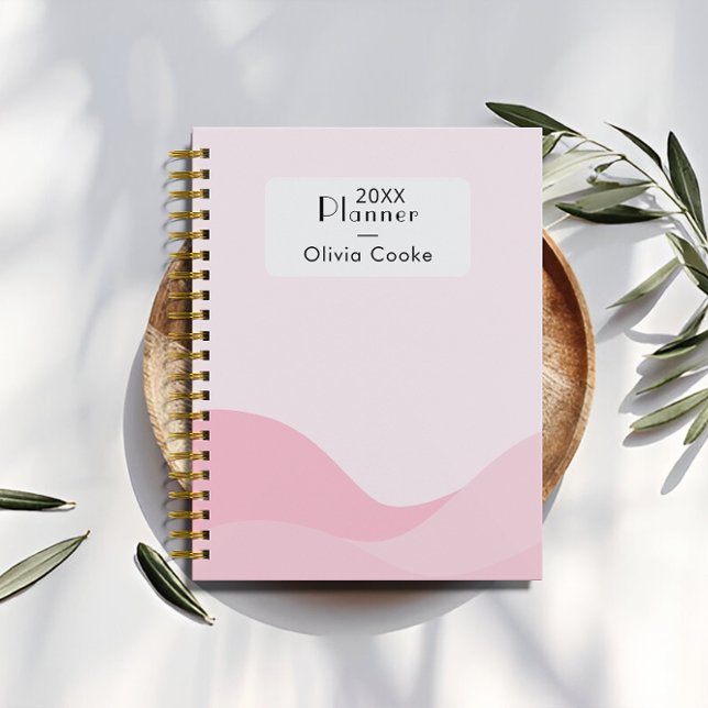 Modern Pink Digital Planner With Custom Name (Modern Pink Digital Planner With Custom Name)