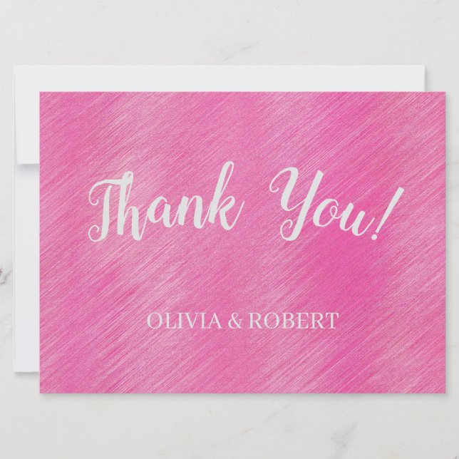 Modern pink dust on wood Flat Card (Front)