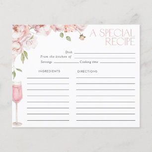 Modern Pink Floral Bridal Shower Recipe
