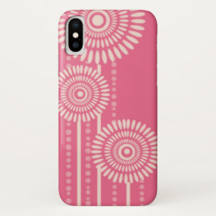 Modern Pink Floral Pattern Case-Mate iPhone Case