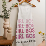 Modern Pink Girl Boss Best Girly Gift Apron<br><div class="desc">Modern Pink Girl Boss Best Girly Gift</div>