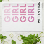 Modern Pink Girl Boss Best Girly Gift  Kitchen Towel<br><div class="desc">Modern Pink Girl Boss Best Girly Gift</div>