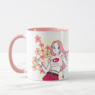 Modern Pink Girl Boss Coffee Mug