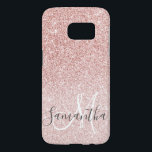 Modern Pink Glitter Sparkles Personalized Name Samsung Galaxy S7 Case<br><div class="desc">Introducing our Modern Pink Glitter Sparkles Personalized Name product, available exclusively on Zazzle! Make a stylish and personalized statement with this stunning design that combines the charm of pink glitter with a modern touch. Whether you're looking for a gift or a special treat for yourself, this product is perfect for...</div>