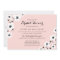 Modern Pink Grey Black Anemone | Bridal Shower