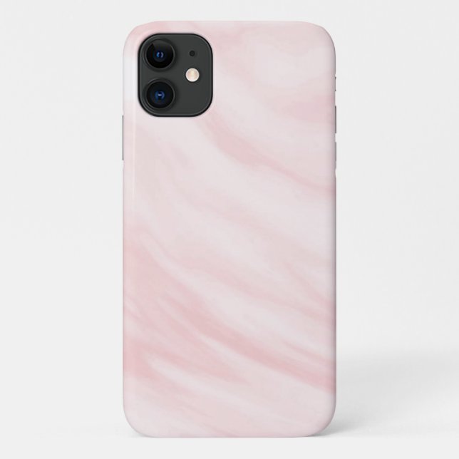 modern pink marble   Case-Mate Barely There Apple  iPhone Case (Back)