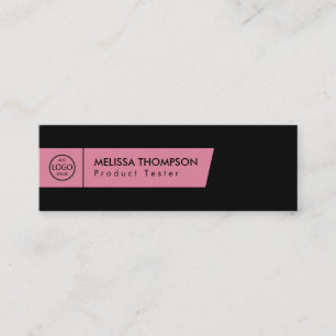 Modern (Pink) Mini Business Card